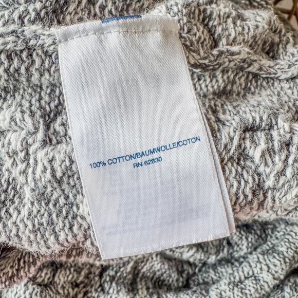 Lands’ End Drifter 100% Cotton Cable Knit Gray Button Up Cardigan-Small(6/8) - Picture 7 of 8